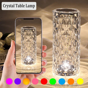 LED Crystal table lamp /مصباح طاولة كريستال LED