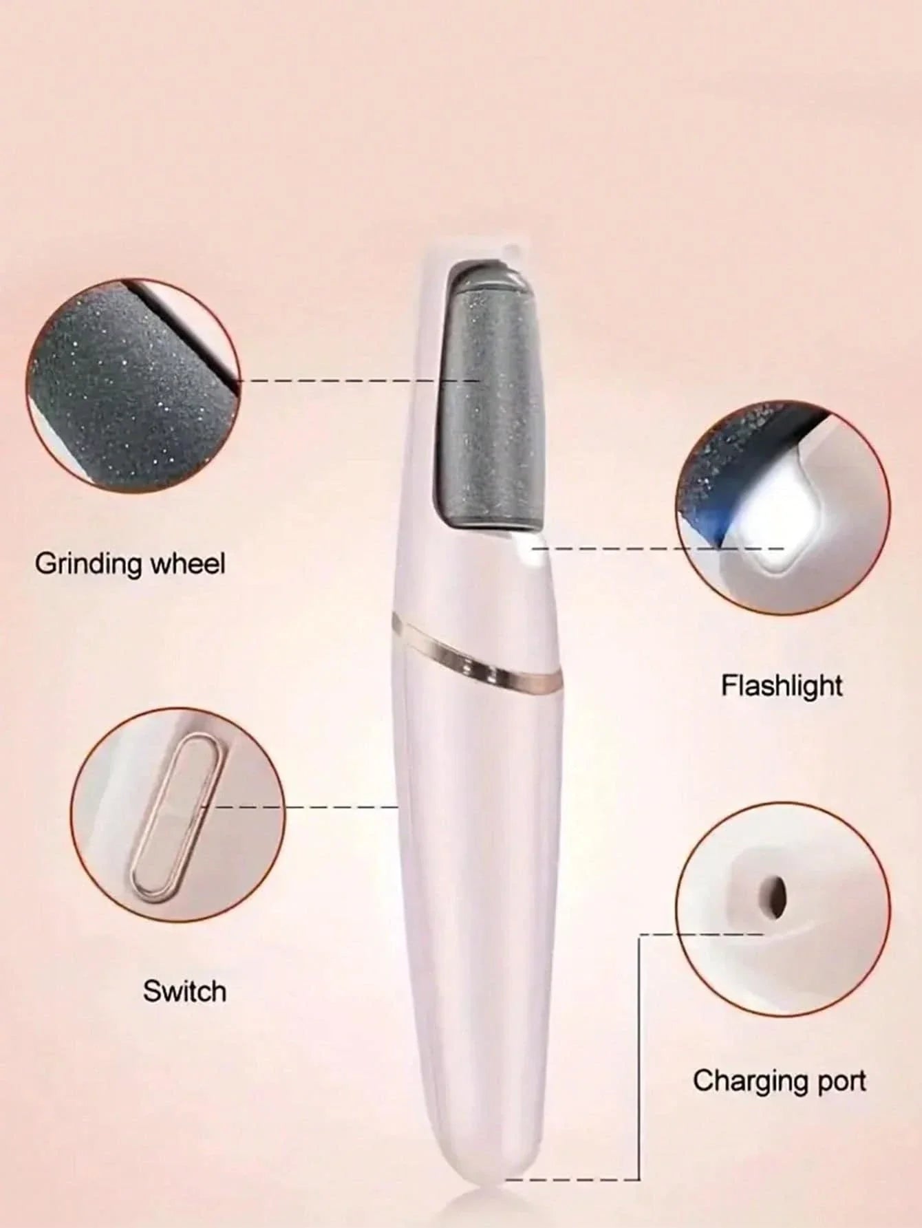 Rechargeable Foot Care Device – Smooth, Soft Feet