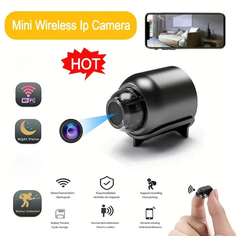 Mini WiFi Camera HD 1080P Included Night Vision