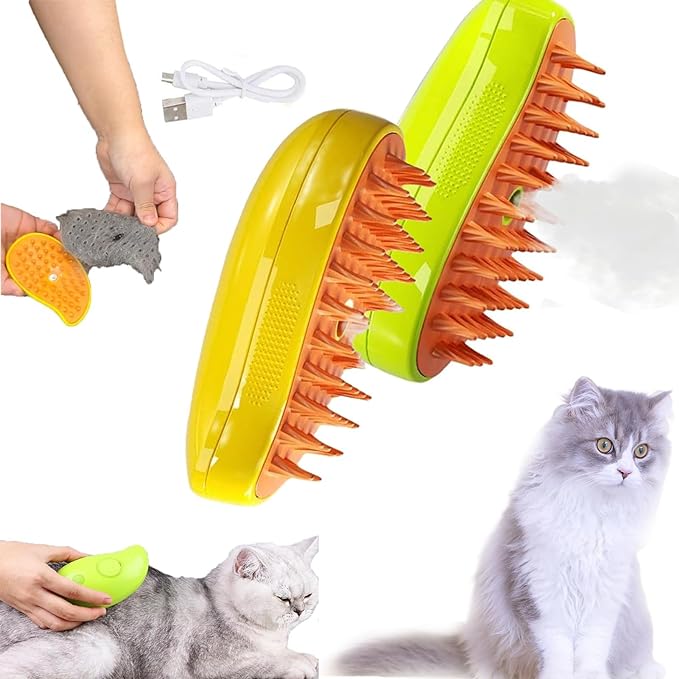 3 in 1 - Steamy Brush For Cats & Dogs