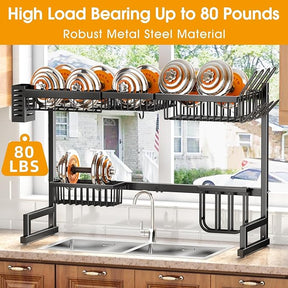 Luxury Spacer Dish Drying Rack (100+ Units sold Premium Quality)