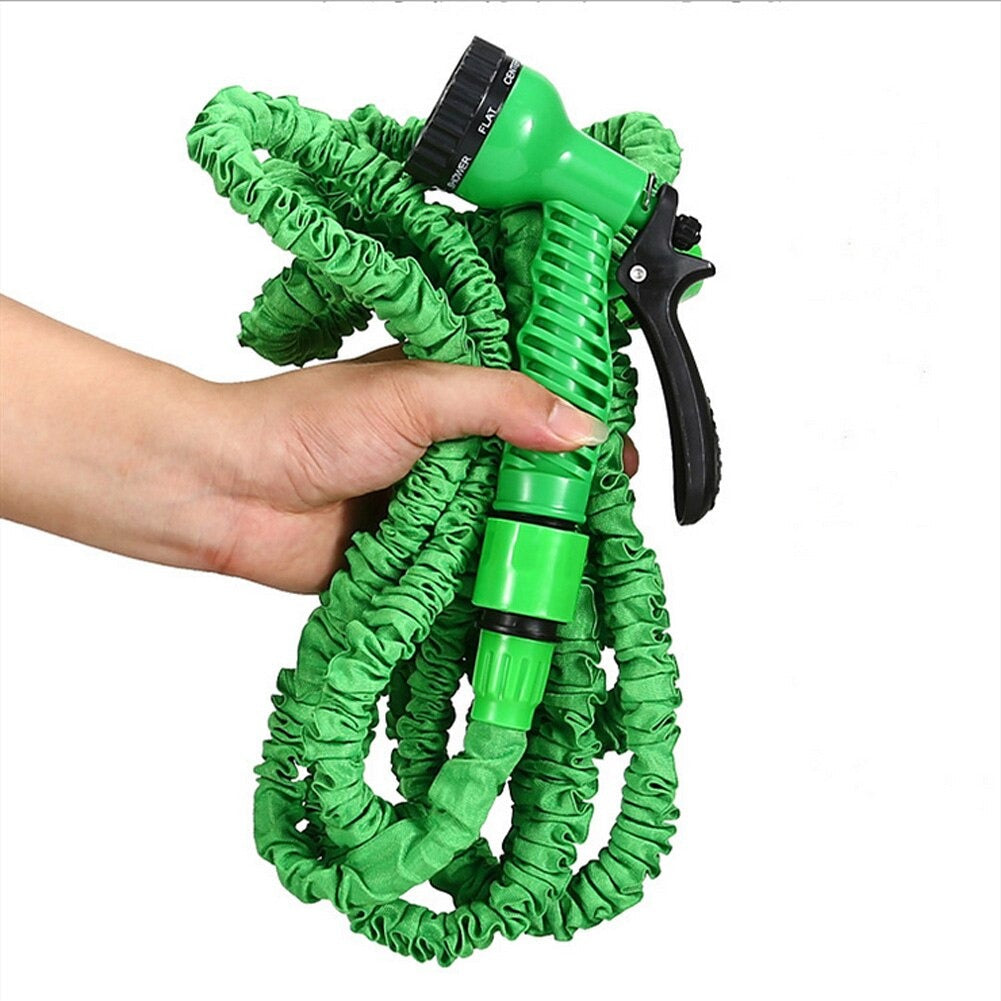 Expandable Garden Hose with Spray Nozzle