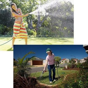 Expandable Garden Hose with Spray Nozzle